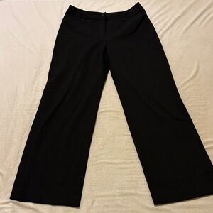 Acorn Elegant Black Wide-Leg Pants